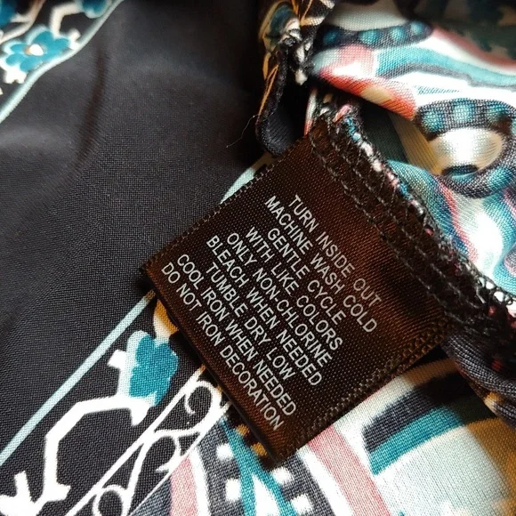 NWOT INC International concepts paisley tunic - Picture 3 of 5